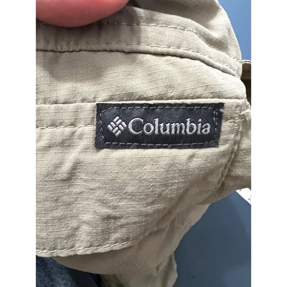 Columbia Mens Cargo Shorts Sz 32 Nylon Quick Dry Belt Hiking Outdoors Gorpcore - Picture 4 of 10